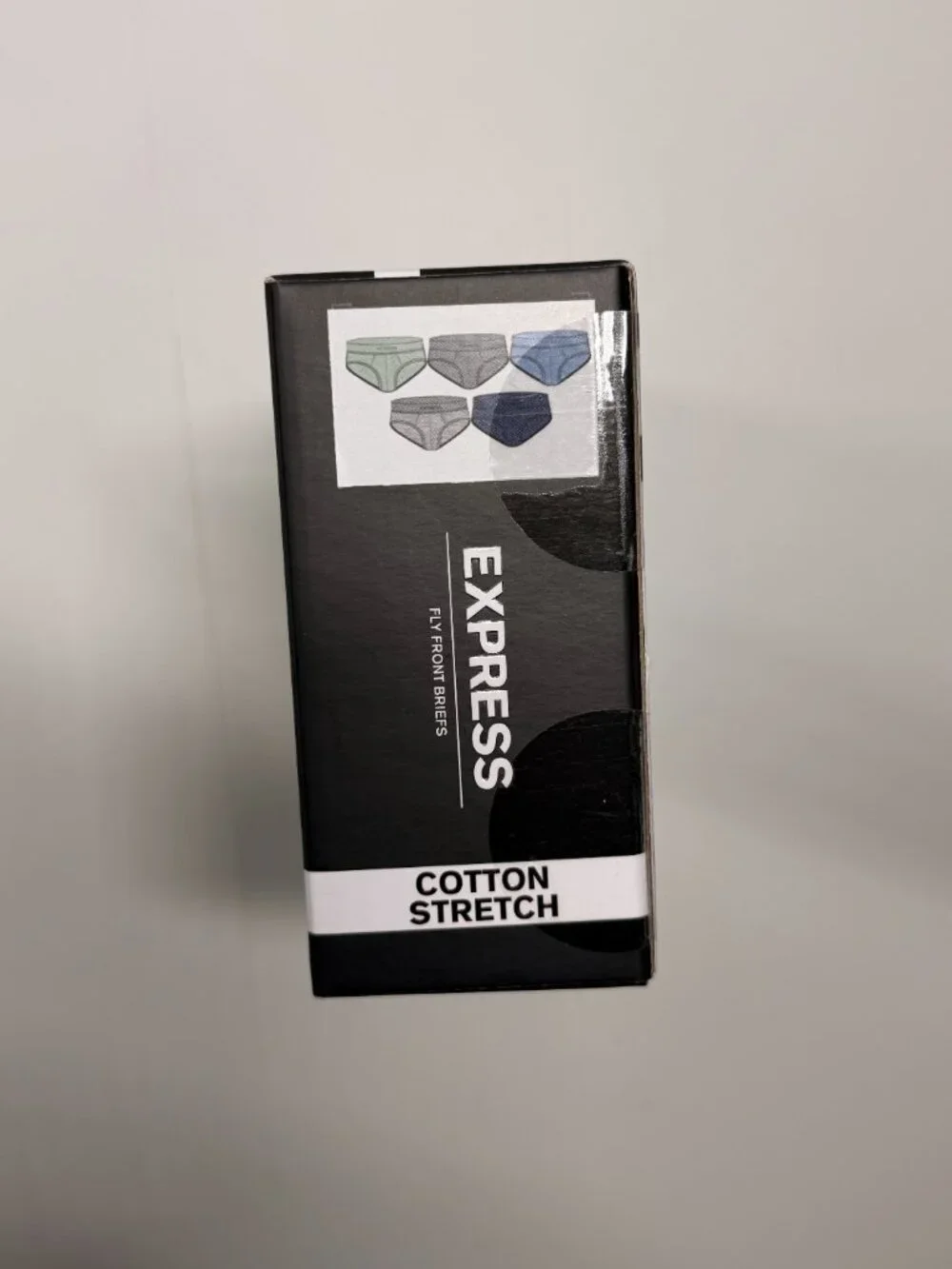 NWT Express Cotton Stretch Briefs - Medium - Multi Colors - 5 Pack